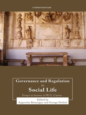 cover image of Governance and Regulation in Social Life